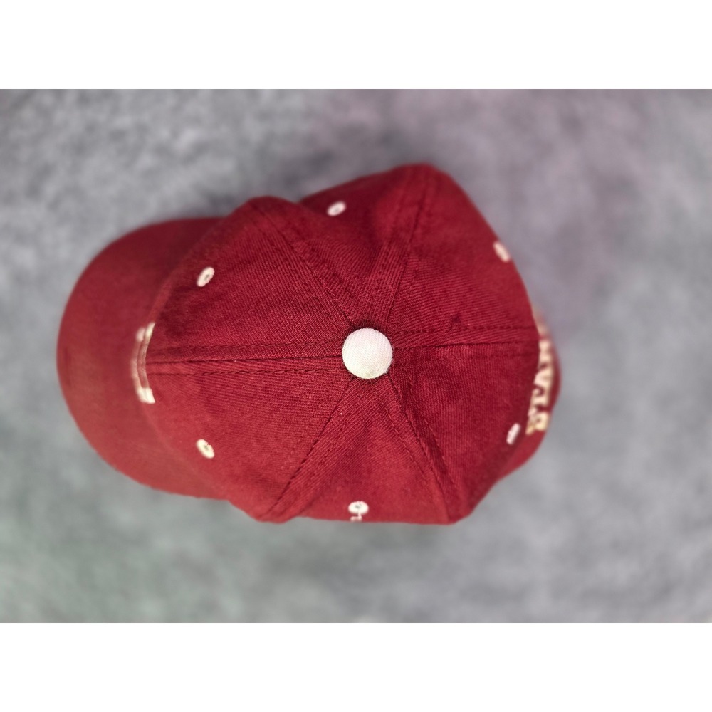 Vintage Stanford Cardinal Snapback Hat OSFA YoungAn Hat Maroon Wool Green Brim - Picture 5 of 8